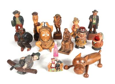 11 bäuerliche Scherzfiguren - Kunst, Antiquitäten, Möbel und Technik