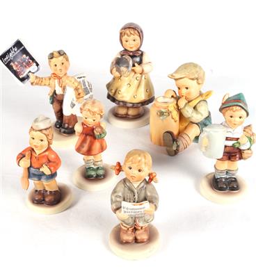 7 Hummelfiguren - Umění a starožitnosti