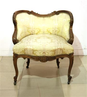 Kleiner eleganter Fauteuille im Louis XV Stil - Kunst, Antiquitäten, Möbel und Technik