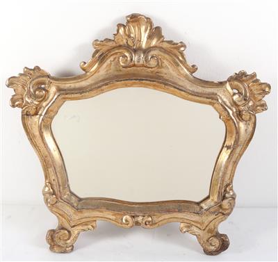 Kleiner barocker Spiegel, - Kunst, Antiquitäten, Möbel und Technik