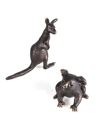 2 Tierfiguren "Koalabär" und "Känguru" - Antiques and art