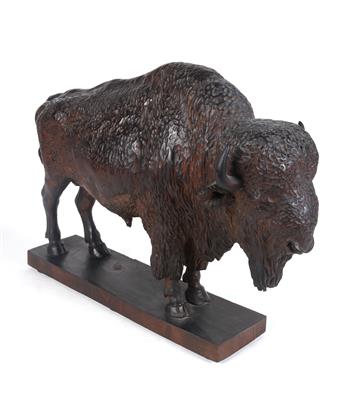 Skulptur, "Bison" - Antiques and art