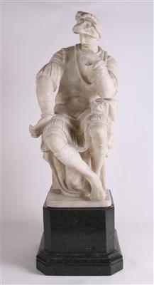 Lorenzo de Medici, nach Michelangelos Skulptur aus der Medici Kapelle in Florenz - Antiques and art