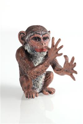 Tierfigur, "Affe mit der langen Nase" - Arte e antiquariato