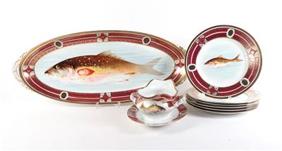 Speiseserviceteile für Fisch - Antiques and art