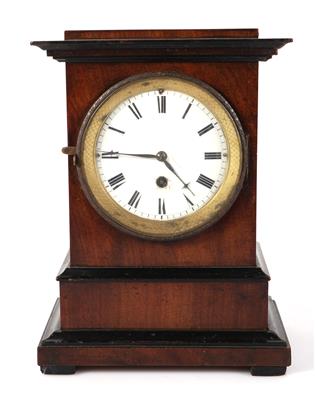 Kleine Biedermeier Kommodenuhr - Antiques and art