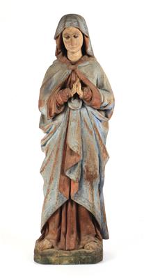 Sakrale Skulptur "Maria unter dem Kreuz" - Kunst, Antiquitäten, Möbel und Technik