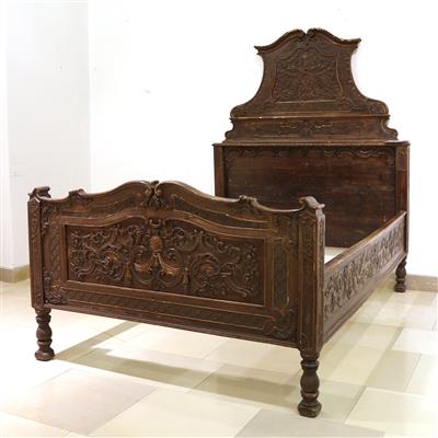 Seltenes Barockes Bett um 1740, - Kunst, Antiquitäten, Möbel und Technik