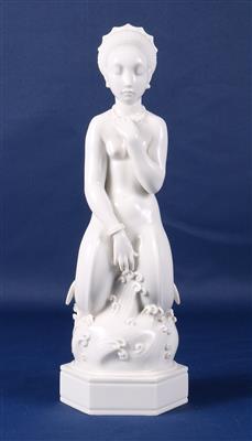 Porzellanfigur "mermaid" (Mehrjungfrau) - Kunst, Antiquitäten, Möbel und Technik