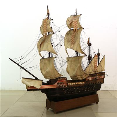 Schiffsmodell eines 4 Masters - Umění a starožitnosti