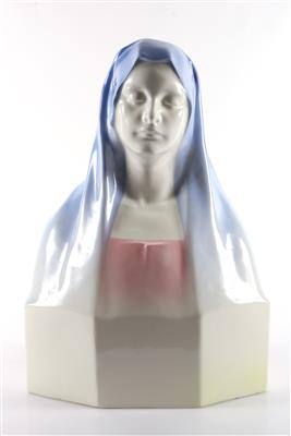 Büste einer Frau mit Kopftuch(Maria ?) - Works of Art and art
