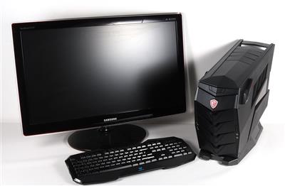 MSI Aegis 3 RC-067DE Turm inkl. Zubehör und Monitor - Umění a starožitnosti