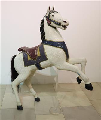 Karusselpferd "steigender Hengst" - Antiques and art