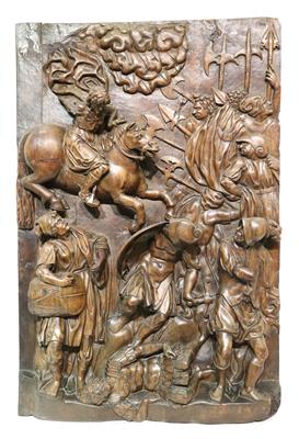 Große, frühbarocke Relieftafel - Umění a starožitnosti