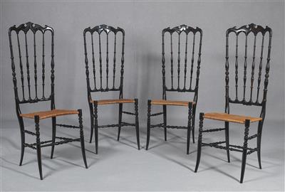 Satz von vier Stühlen Mod. Parigina um 1940 / 1950, für Chiavari - Furniture