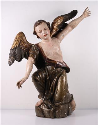 Sakrale Skulptur "Engel in adorierender Haltung - Kunst, Antiquitäten, Möbel und Technik