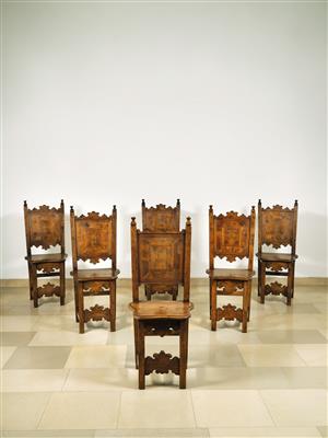 Satz von sechs provinziellen Sesseln - Kunst, Antiquitäten, Möbel und Technik