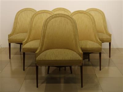Satz von 6 Sessel in Gondelform - Kunst, Antiquitäten, Möbel und Technik