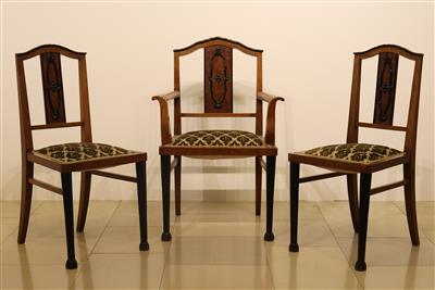 2 Sessel u. 1 Armsessel - Kunst, Antiquitäten, Möbel und Technik