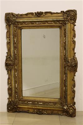 rechteckiger Wandspiegel, - Umění a starožitnosti