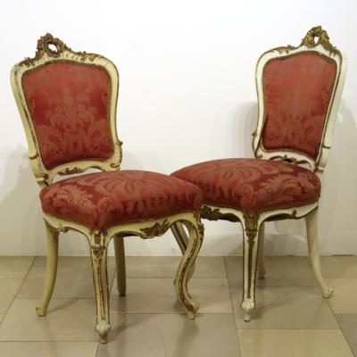 Paar Sessel im Rokokostil - Art, antiques, furniture and technology