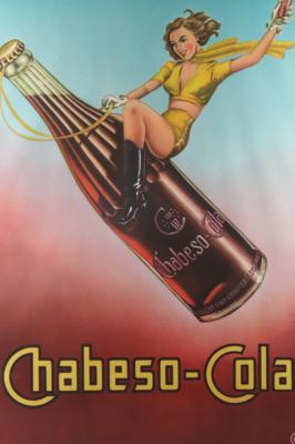Werbeplakat "Chabeso-Cola" - Art, antiques, furniture and technology