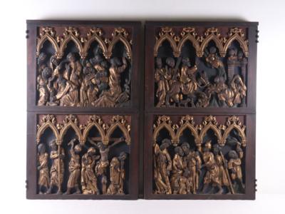 2-teilige, sakrale Bildtafel in gotischer Stilform - Kunst, Antiquitäten, Möbel und Technik