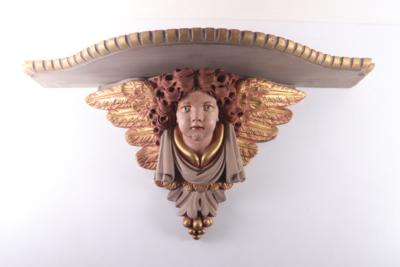 Wandkonsole in Form eines Engelkopfes - Kunst, Antiquitäten, Möbel und Technik