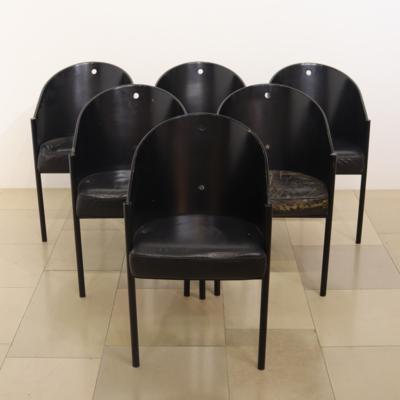 Satz von 6 Sessel, Mod. Costes, Entwurf Philippe Starck - Kunst, Antiquitäten, Möbel und Technik