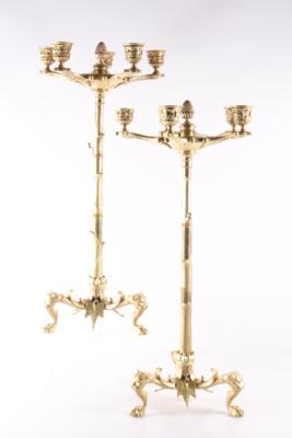 Paar elegante Girandolen im franz. Empirestil - Kunst, Antiquitäten, Möbel und Technik