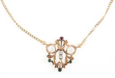 Farbstein Brillant Collier - Klenoty