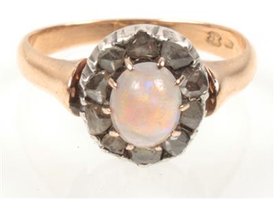 Opal Diamant Damenring - Jewellery