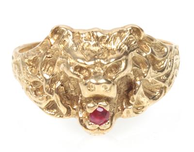 Ring "Löwenkopf" - Schmuck