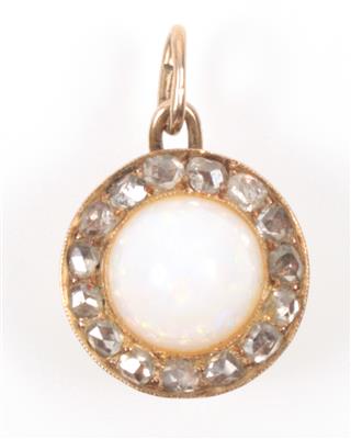 Opal Diamant Anhänger - Jewellery
