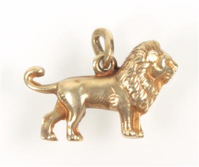Anhänger "Löwe" - Gold-Tiefpreisauktion