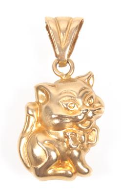 Anhänger "Katze" - Schmuck