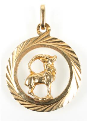 Sternzeichenanhänger "Steinbock" - Schmuck