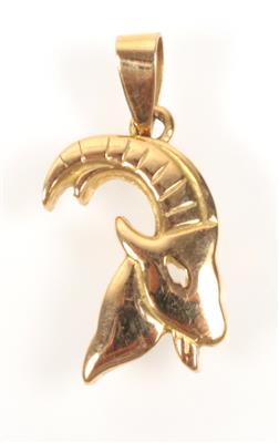 Sternzeichenanhänger "Steinbock" - Schmuck