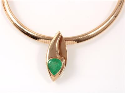 Smaragdanhänger ca. 0,90 ct - Jewellery