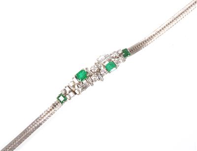 Smaragd Diamant Armband - Jewellery