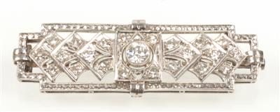 Brillant Diamant Brosche - Christmas auction - Jewellery