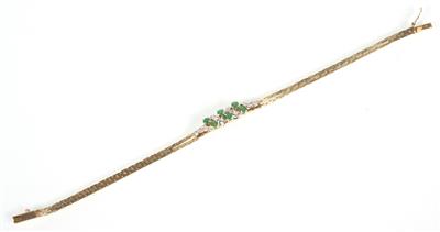 Smaragd Diamant Armkette - Schmuck