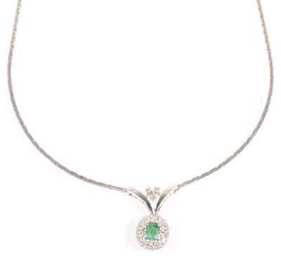 Smaragd Diamant Collier - Jewellery