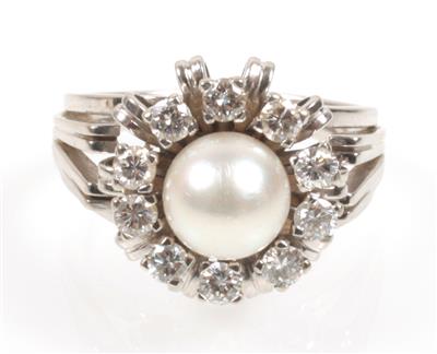 Brillantdamenring zus. ca. 0,65 ct - Schmuck