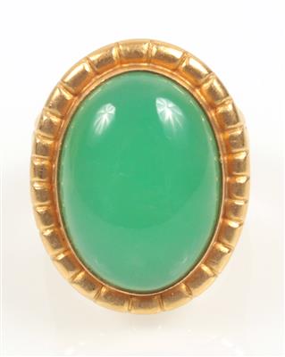 Chrysoprasring - Schmuck