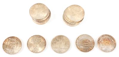 Münze ATS 25,-- komplette Serie - Schmuck