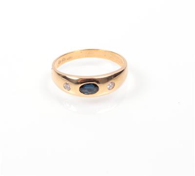 Brillant Saphir Ring - Klenoty