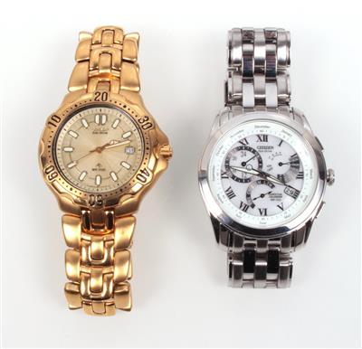 2 Armbanduhren Citizen "Eco Drive" - Schmuck