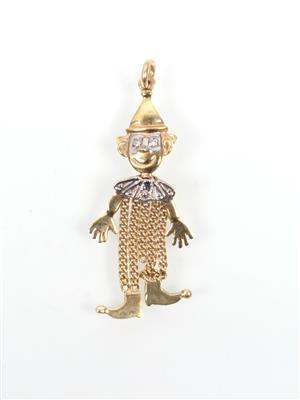 Diamant Anhänger "Clown" - Schmuck