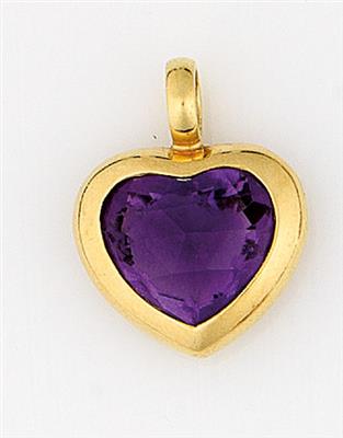 Amethyst Herzanhänger - Jewellery